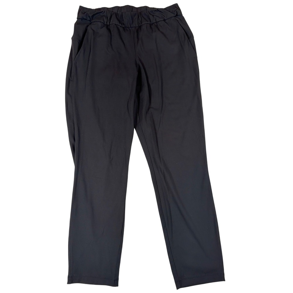 Lululemon On the Fly 7/8 Pant Luxtreme Black Joggers W5BPNS Size 6
